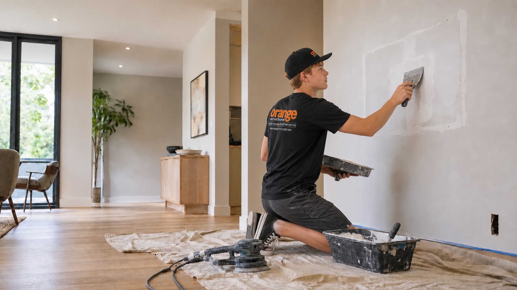 Drywall Patching by Orange Structural
