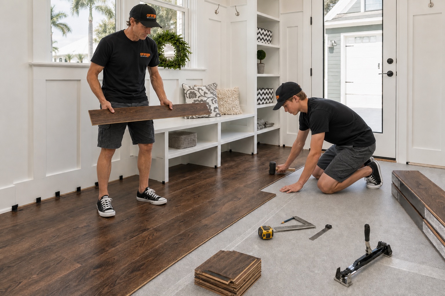 Flooring & Finish Work by Orange Structural