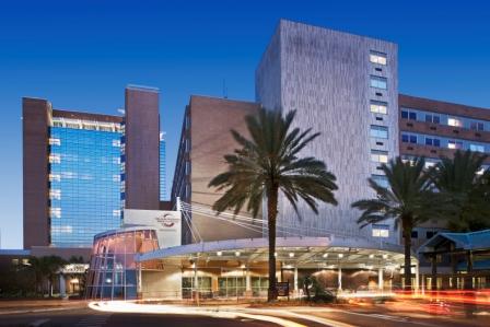 Orlando Regional Medical Center at night