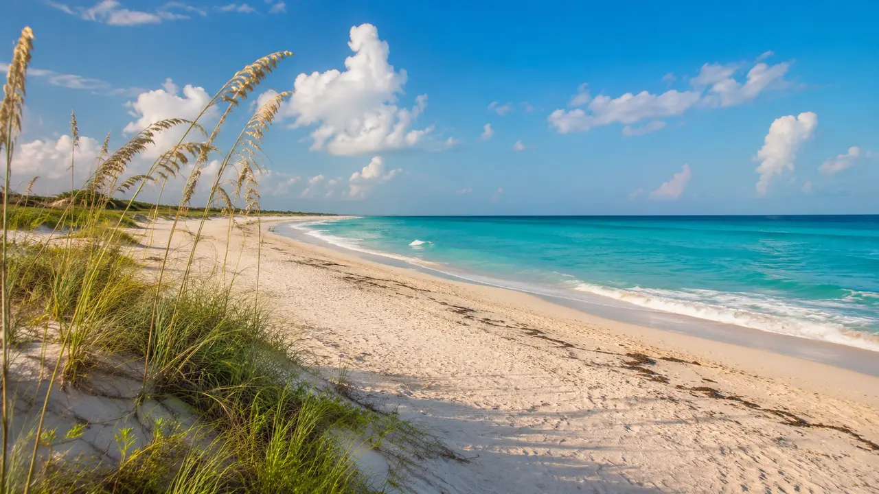 Atlantic beach in the Space Coast